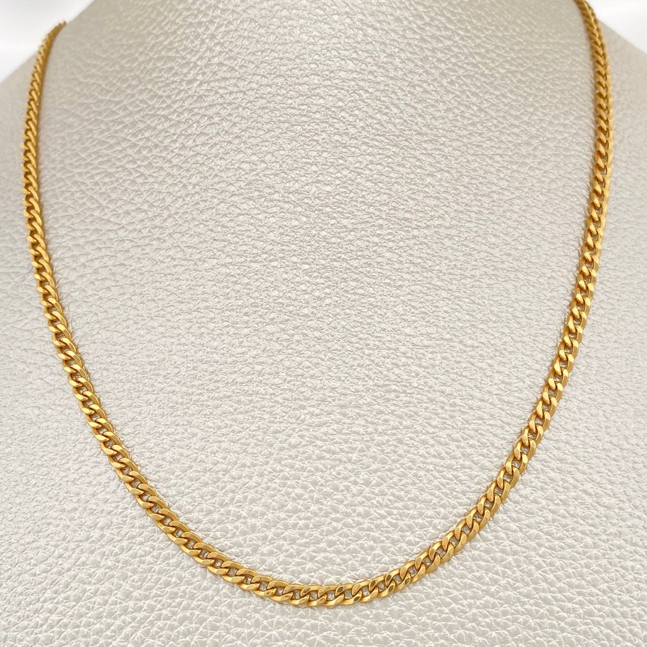 Cadena Cubana 5.6gr / 50.5cm / 2.85mm Oro Amarillo +1 18K $