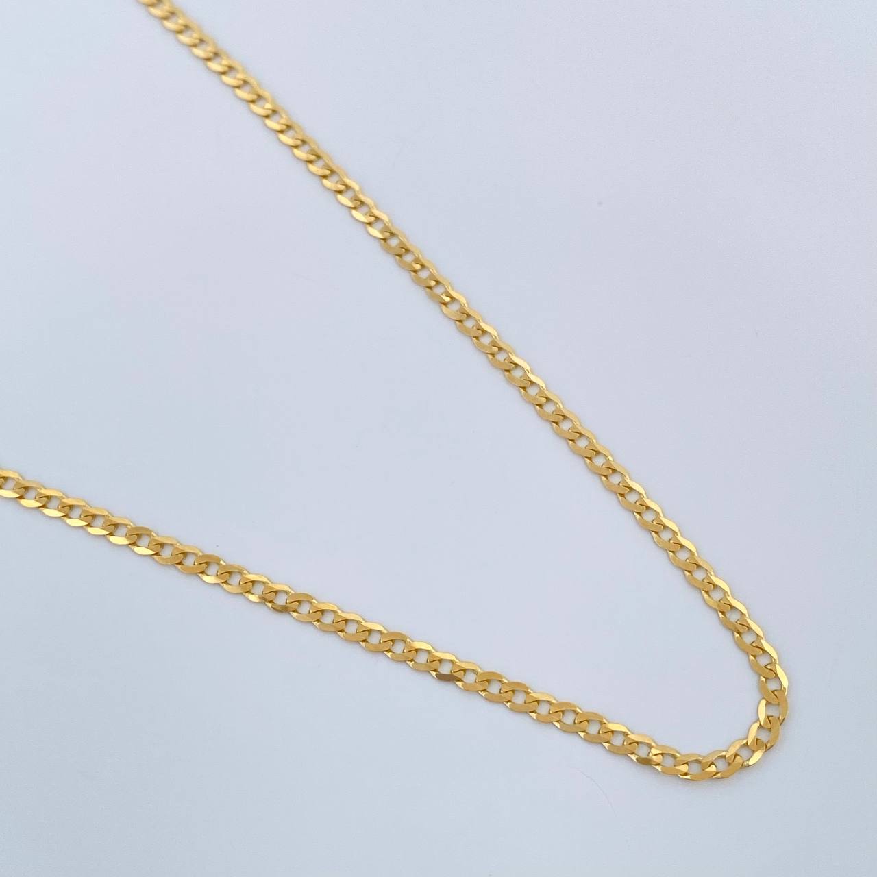 Cadena Cubana 2.95gr / 49.6cm / 1.71mm Oro Amarillo +1 18K $