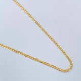 Cadena Cubana 2.95gr / 49.6cm / 1.71mm Oro Amarillo +1 18K $