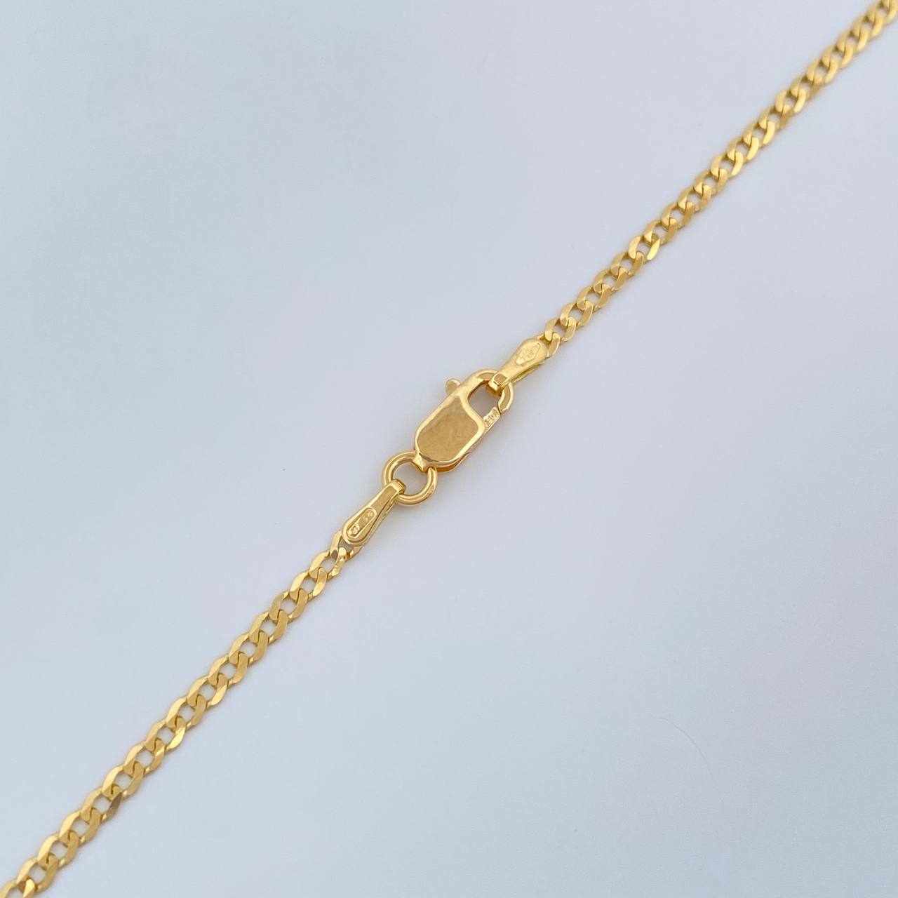 Cadena Cubana 2.95gr / 49.6cm / 1.71mm Oro Amarillo +1 18K $