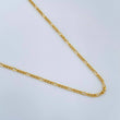 Cadena Figaro 1.45gr / 50.7cm / 1.32mm Oro Amarillo +1 18K $