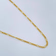 Cadena Figaro 1.4gr / 50.3cm / 1.35mm Oro Amarillo +1 18K $
