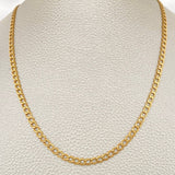 Cadena Cubana Diamantada 5.8gr / 60.5cm / 3.36mm Oro Amarillo +1 18K $