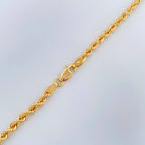 Cadena Lazo 8.55gr / 60.4cm / 3.11mm Oro Amarillo +3 18K $