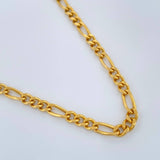 Cadena Figaro 11.2gr / 65cm / 3.6mm Oro Amarillo +1 18K $