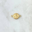 Herraje San Benito 0.6gr / 1.7cm / Mate - Liso - Circular Oro Amarillo 18K *