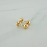 Topos Bola Lisa 0.6 g / 5 mm Oro Amarillo 18K