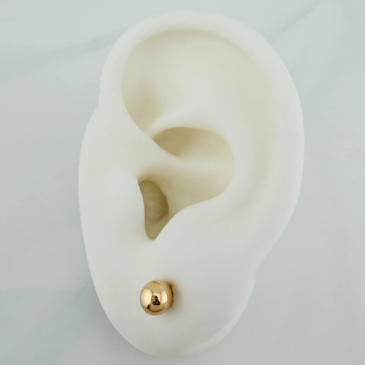Topos Bola Lisa 0.65 g / 5 mm Oro Amarillo 18K