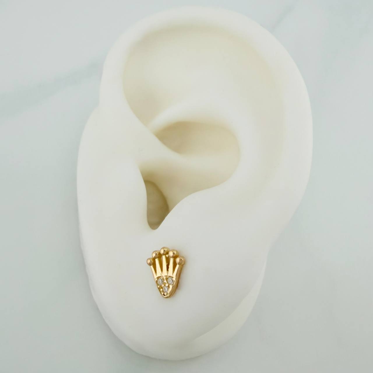 Topos Corona 1gr / 7.22mm Oro Amarillo 18K