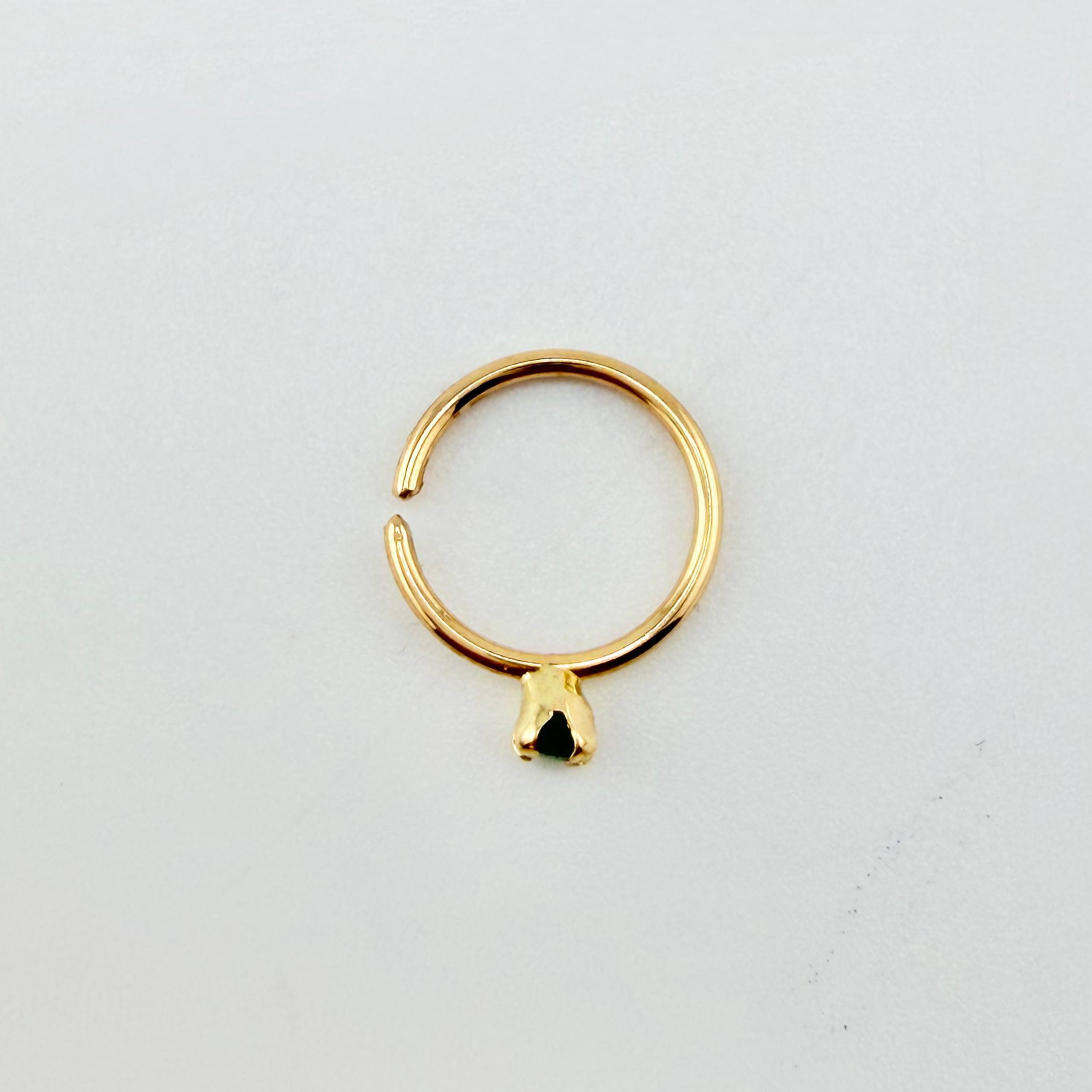 Piercing Aro 0.25gr / 1cm / Oro Amarillo 18K