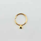 Piercing Aro 0.25gr / 1cm / Oro Amarillo 18K