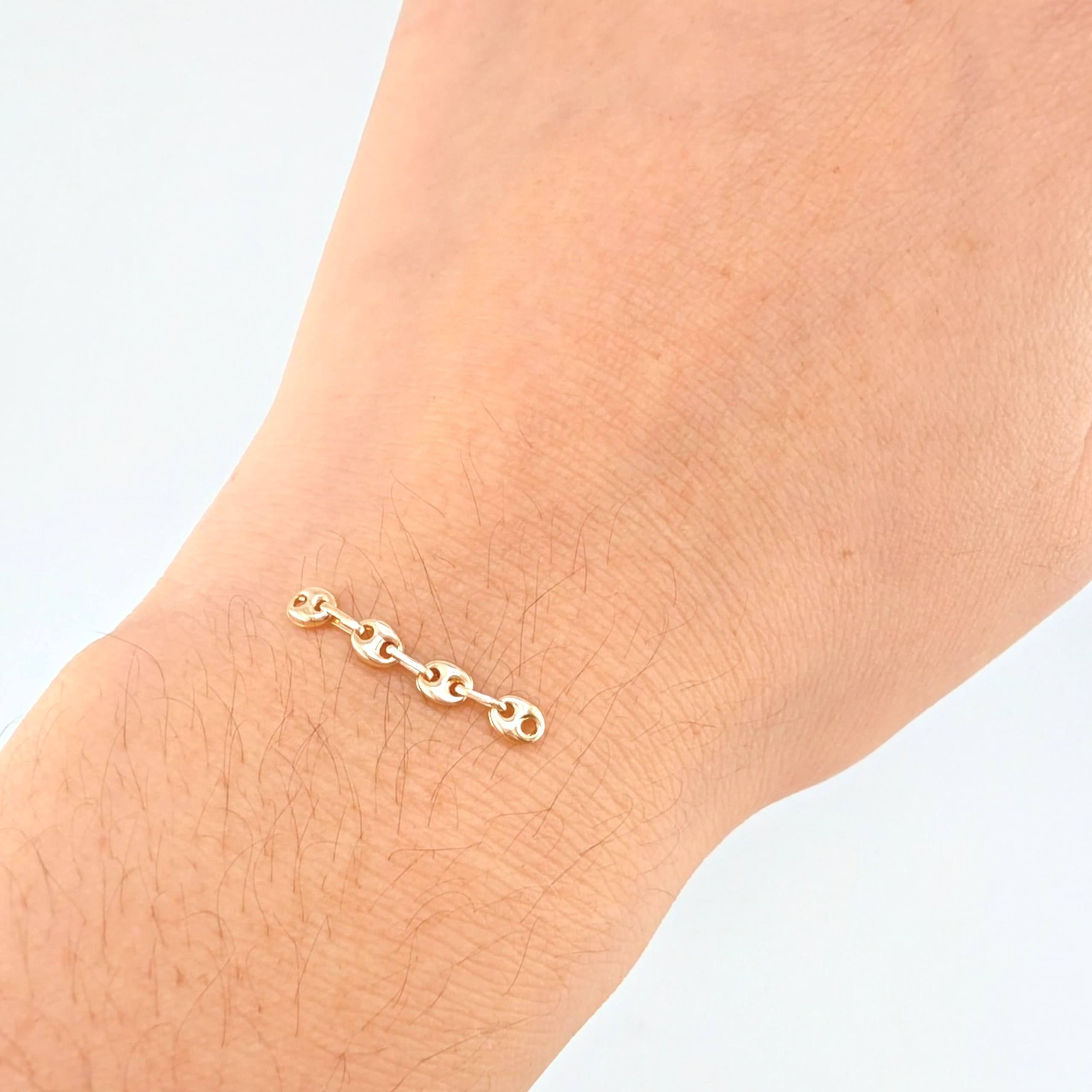 Herraje Retazo GC 0.25gr / 2.3cm / 3mm Oro Amarillo 18K ©