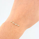 Herraje Retazo GC 0.25gr / 2.3cm / 3mm Oro Amarillo 18K ©