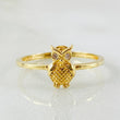 Anillo Buho 1.5gr / T6 1/4 / Oro Amarillo 18K ©