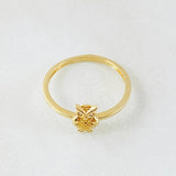 Anillo Buho 1.5gr / T6 1/4 / Oro Amarillo 18K ©