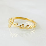 Anillo Jesús 1.35gr / T6 3/4 / Oro Amarillo 18K