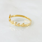 Anillo Jesus 1.4gr / T6 / Oro Amarillo 18K