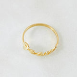 Anillo Jesús 1.35gr / T6 3/4 / Oro Amarillo 18K
