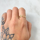 Anillo Jesús 1.35gr / T6 3/4 / Oro Amarillo 18K