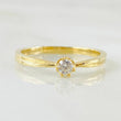 Anillo Solitario Redondo 1.95gr / T6 1/2 / Oro Amarillo 18K