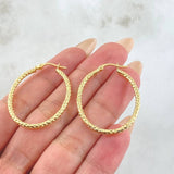 Candongas Yian 2.05gr / 3.5cm / Oro Amarillo 18K *