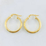 Candongas Manu 2.05gr / 2.5cm / Oro Amarillo 18K