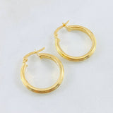 Candongas Manu 2.05gr / 2.5cm / Oro Amarillo 18K