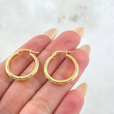 Candongas Manu 2.05gr / 2.5cm / Oro Amarillo 18K