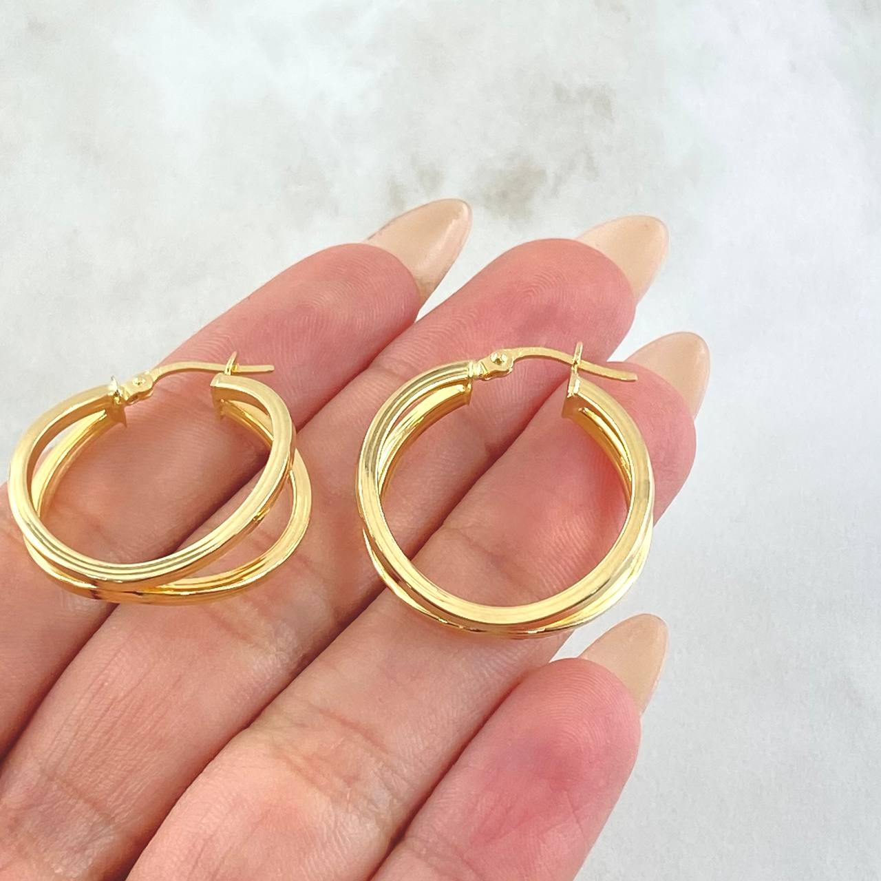 Candongas Juani 3.05gr / 2.5cm / Oro Amarillo 18K *