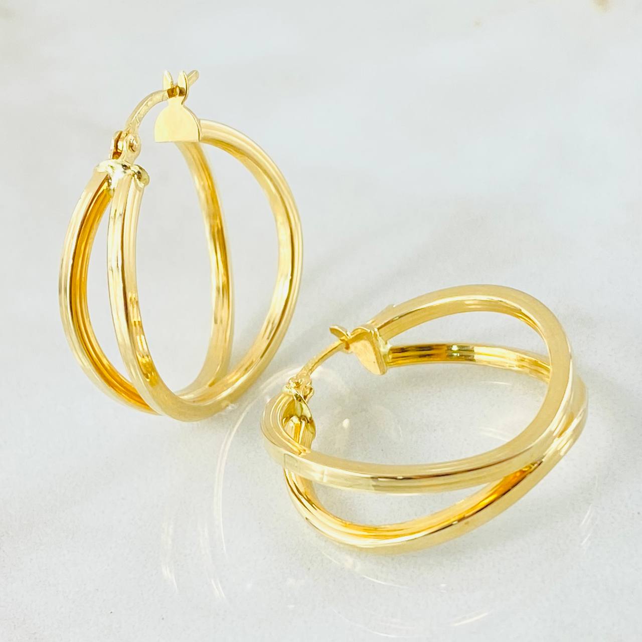 Candongas Juani 2.95gr / 2.5cm / Oro Amarillo 18K