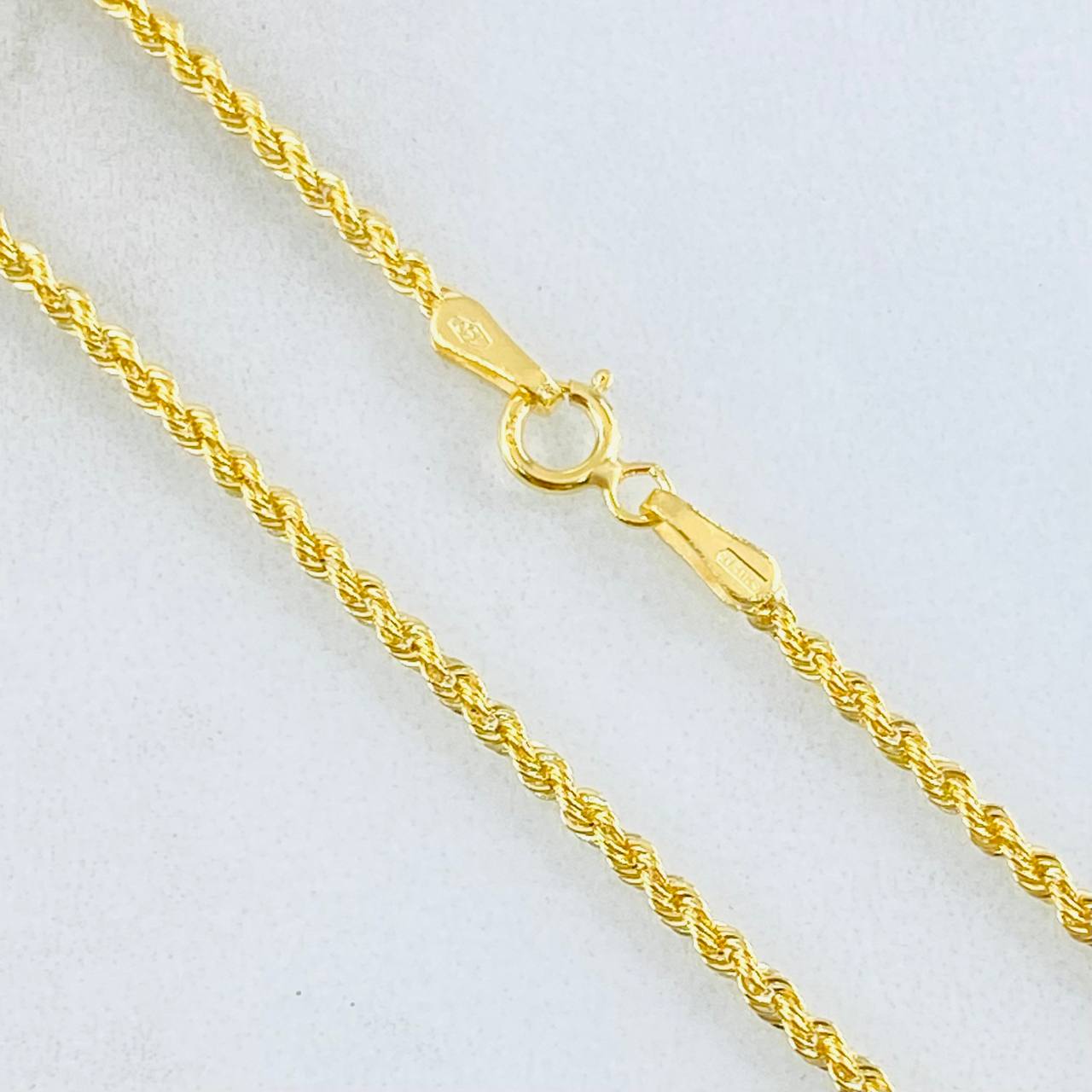 Cadena Lazo 3.45gr / 60cm / 2.2mm Oro Amarillo +3 18K