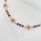 Pulso Tennis Halo Circulo 10.6 g / 19 cm / 7.96 mm Oro Amarillo 18K