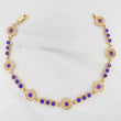 Pulso Tennis Halo Circulo 10.6 g / 19 cm / 7.96 mm Oro Amarillo 18K