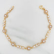 Pulso Tennis Halo 10 g / 20 cm / 6.4 mm Oro Amarillo 18K