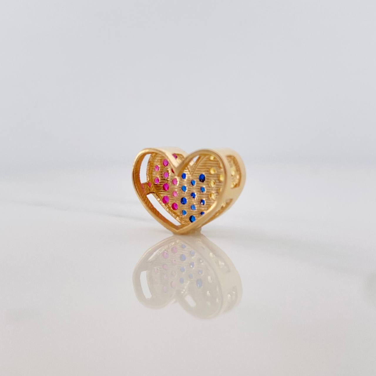 Herraje Corazon 1.9 g / 1.05 cm Oro Amarillo 18K