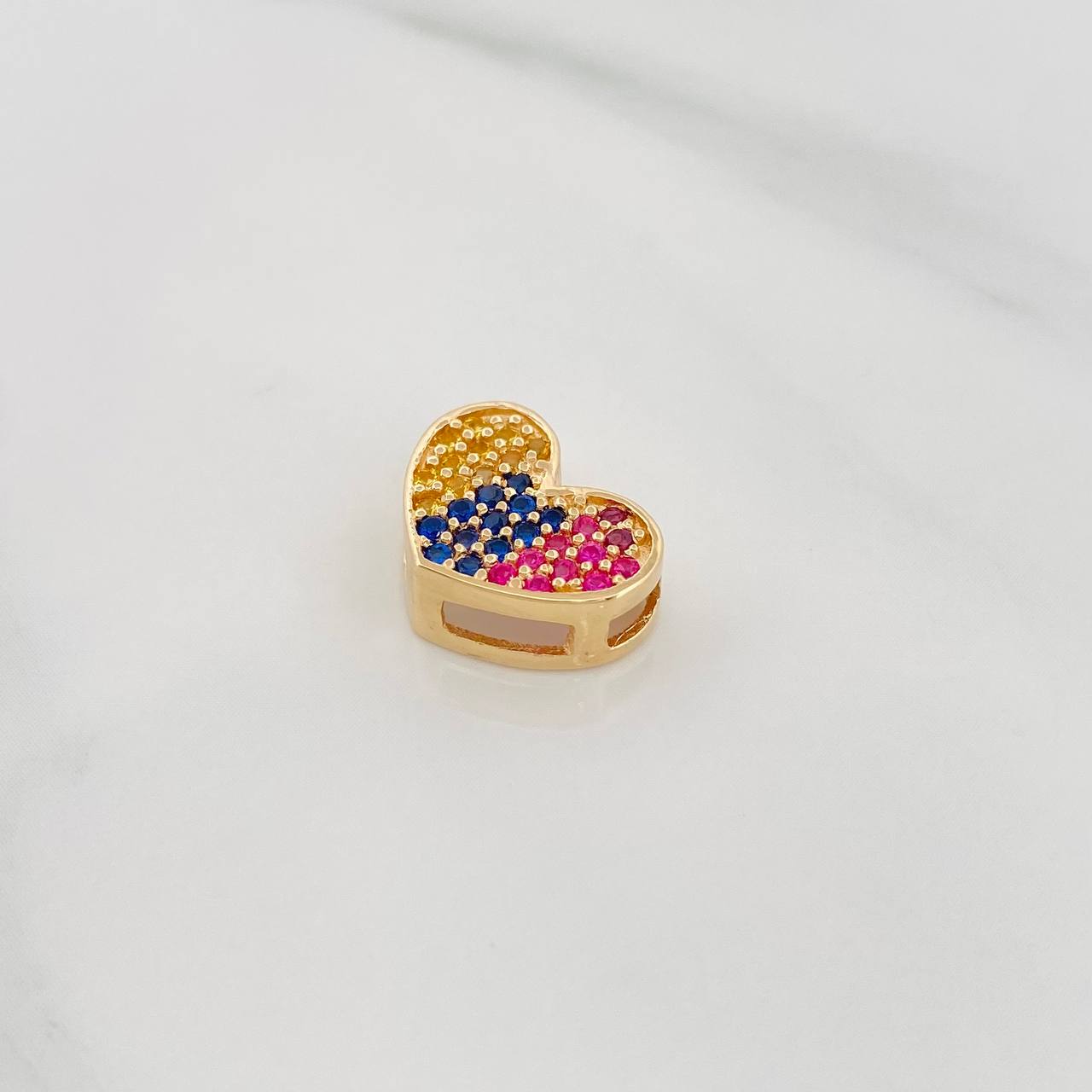 Herraje Corazon 1.9 g / 1.05 cm Oro Amarillo 18K