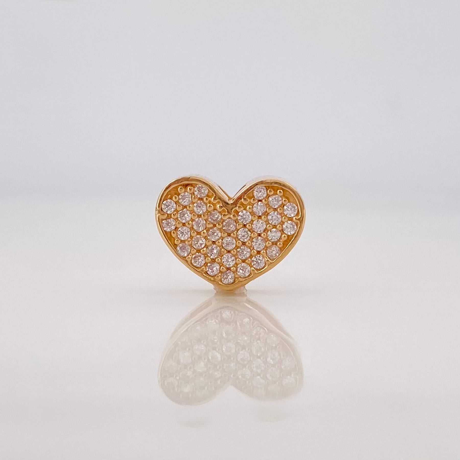 Herraje Corazon 1.1 g / 1 cm Oro Amarillo 18K