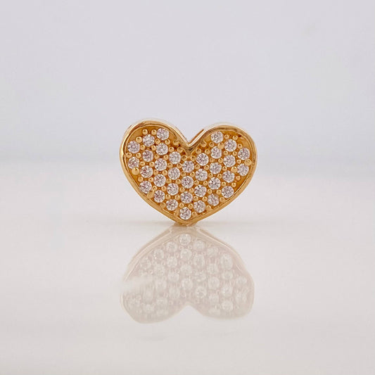 Herraje Corazón 1.15 g / 1.1 cm Oro Amarillo 18K