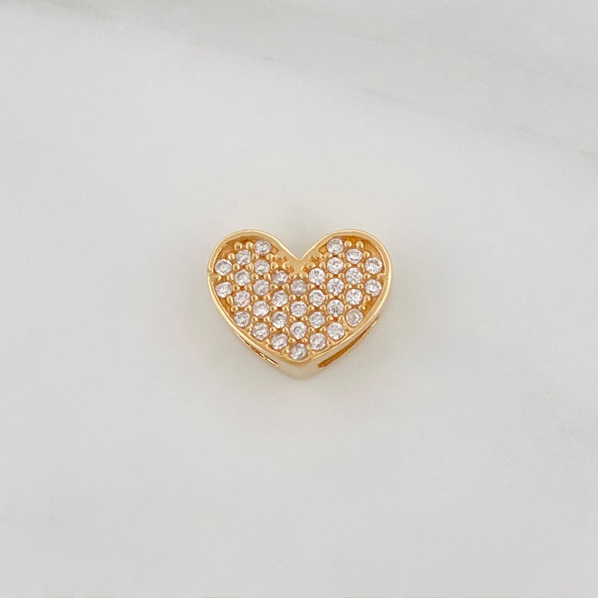Herraje Corazon 2.05 g / 1.05 cm Oro Amarillo 18K
