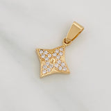 Dije Flor 2 g / 2 cm Oro Amarillo 18K