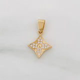 Dije Flor 2 g / 2 cm Oro Amarillo 18K