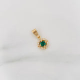 Dije Halo Circulo 1.15 g / 1.05 cm Oro Amarillo 18K