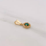 Dije Halo Circulo 1.15 g / 1.7 cm Oro Amarillo 18K