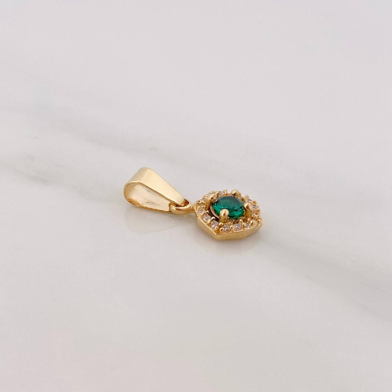 Dije Halo Circulo 1.15 g / 1.05 cm Oro Amarillo 18K