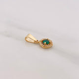 Dije Halo Circulo 1.15 g / 1.05 cm Oro Amarillo 18K
