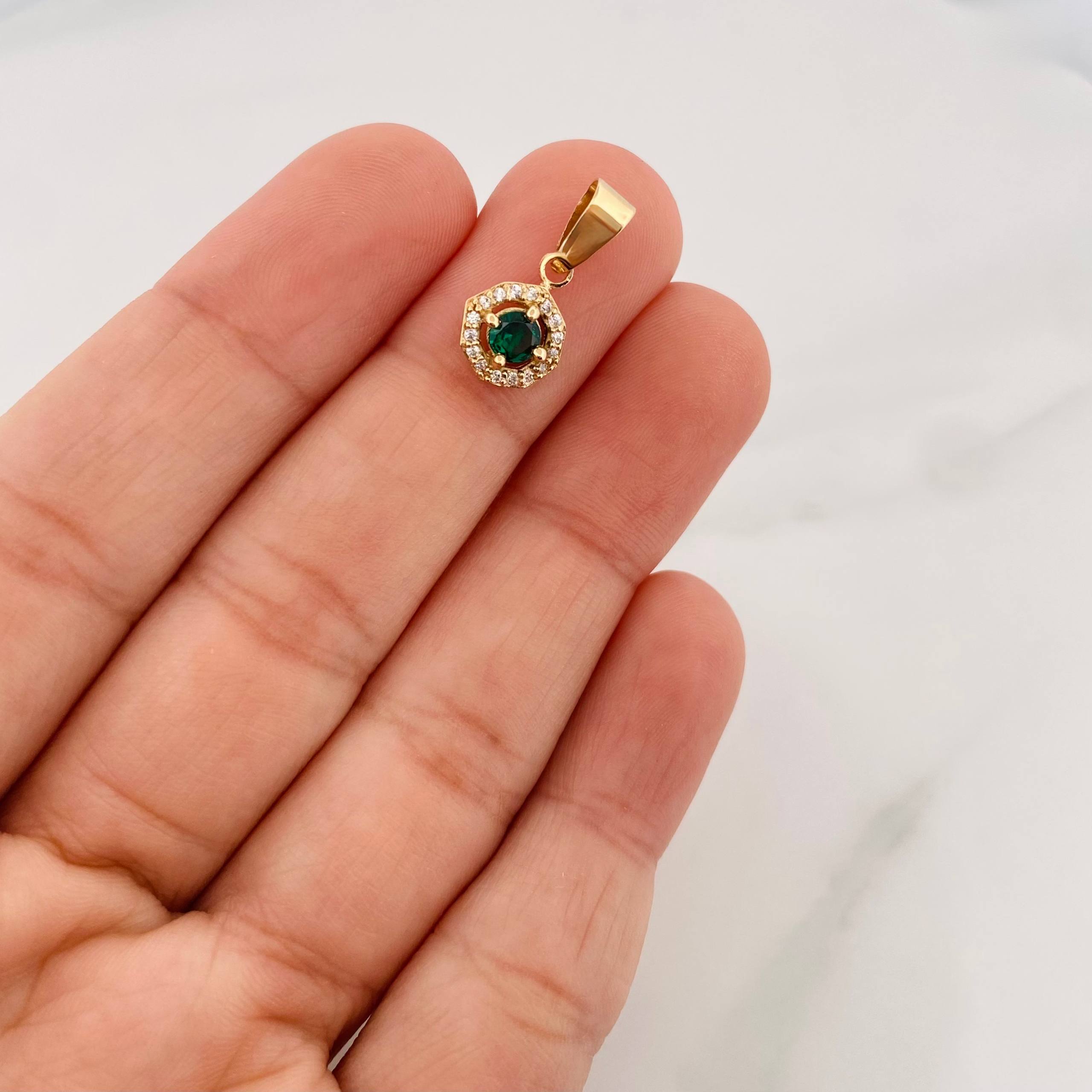 Dije Halo Circulo 1.15 g / 1.05 cm Oro Amarillo 18K