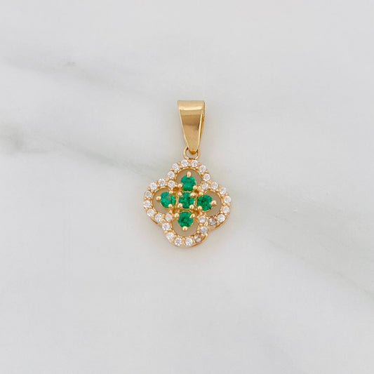 Dije Trebol 1.65 g / 2 cm Oro Amarillo 18K