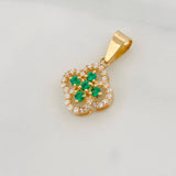 Dije Trebol 1.65 g / 2 cm Oro Amarillo 18K