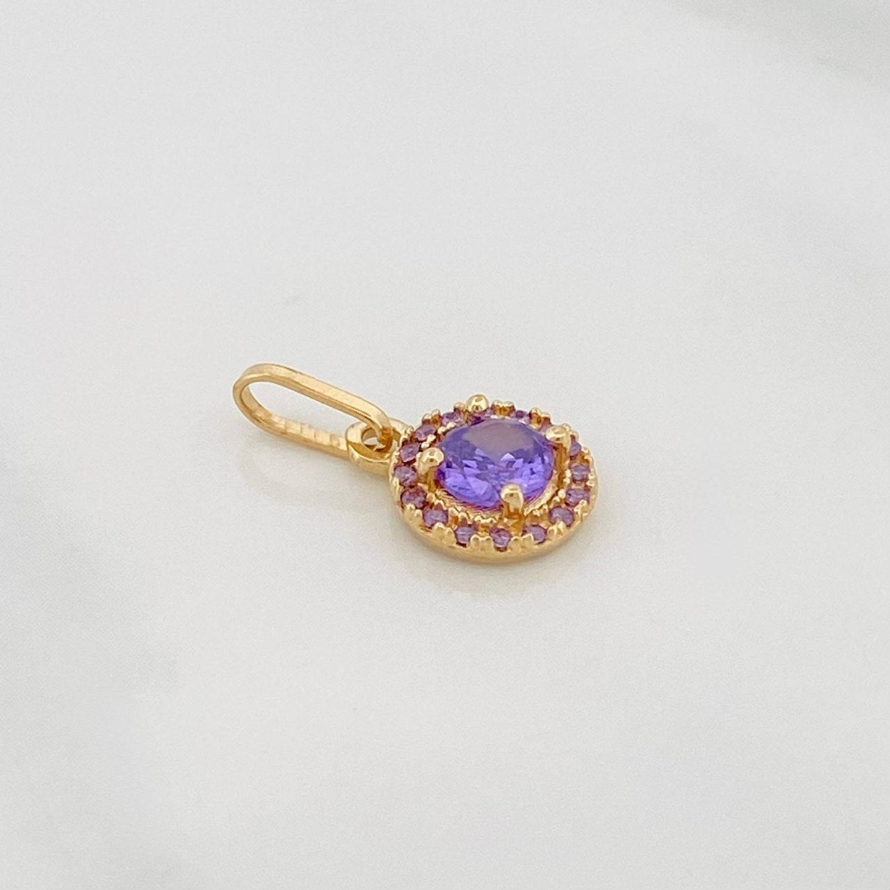 Dije Halo Circulo 1.15 g / 1.05 cm Oro Amarillo 18K