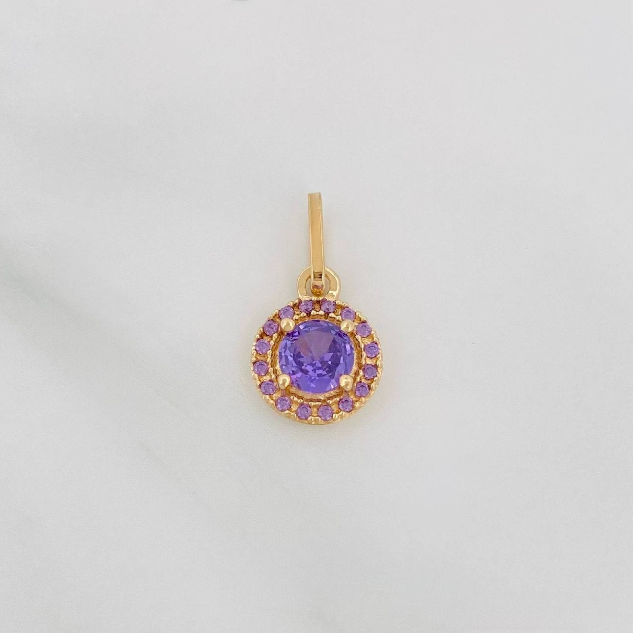 Dije Halo Circulo 1.15 g / 1.05 cm Oro Amarillo 18K